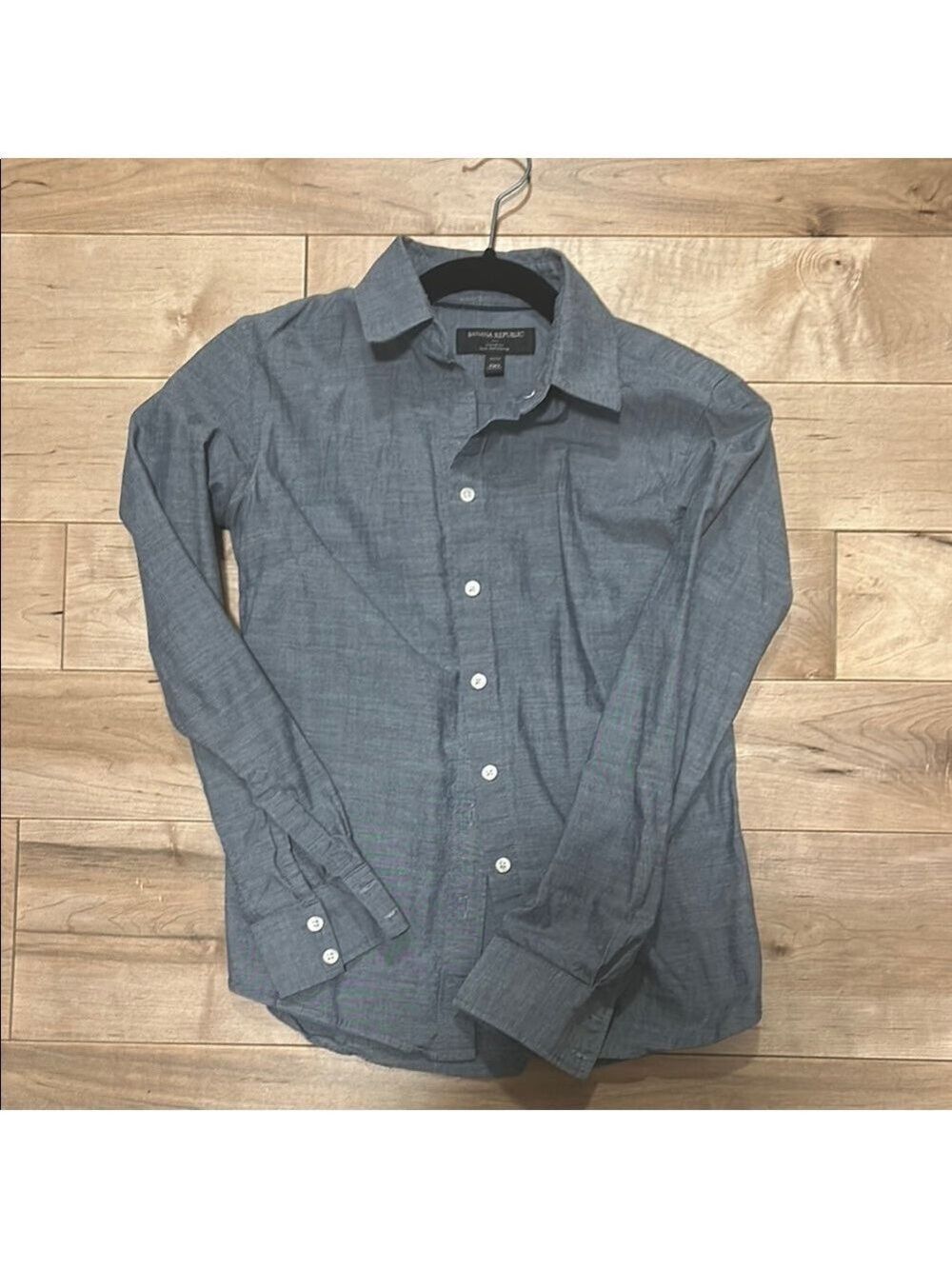 Blue Button-Up Shirt
